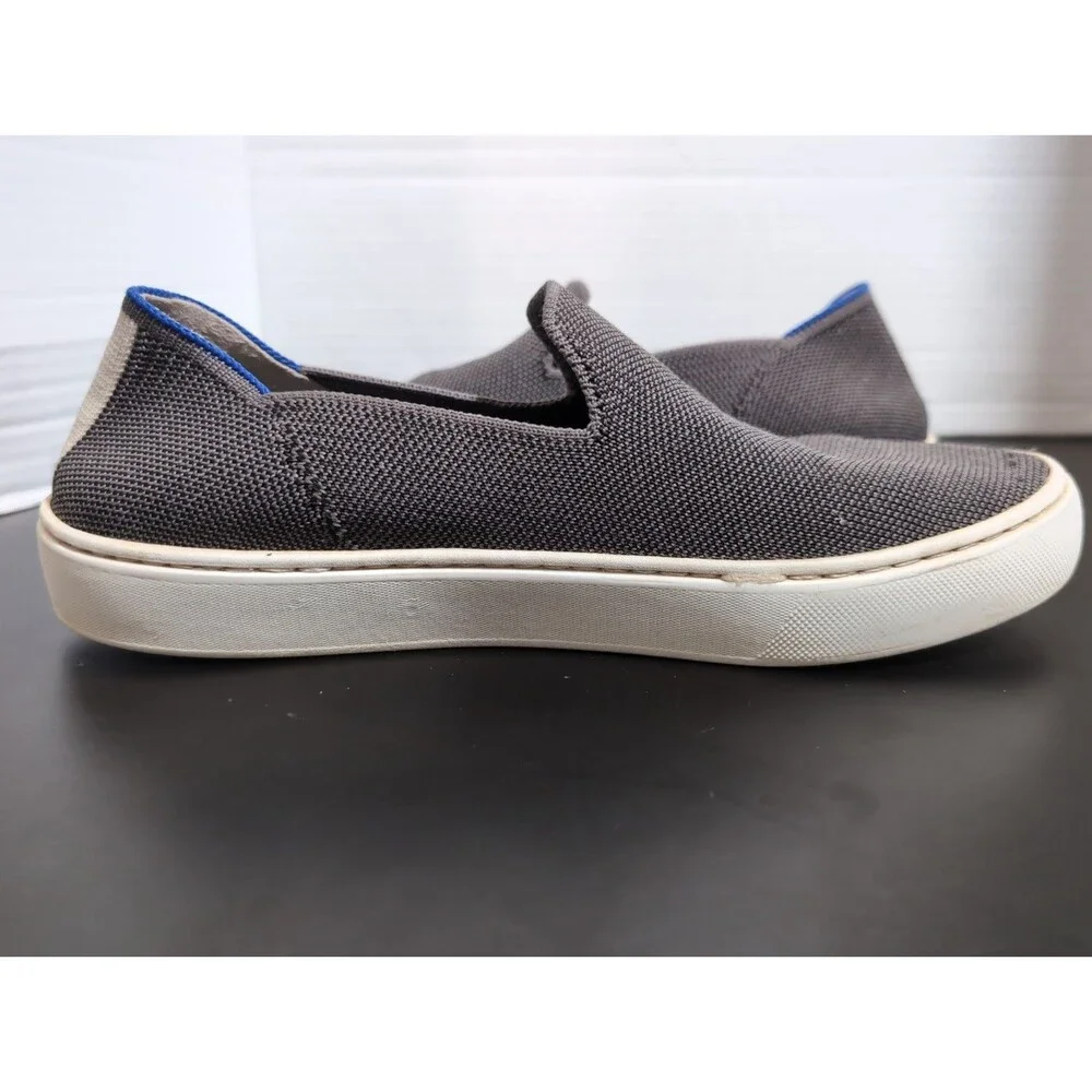 ROTHY'S THE ORIGINAL SHOES WOMEN'S SIZE 7.5 SLIP ON  TEXTILE GRAY VGC